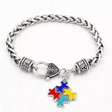 Hand crafted Autism Charm bracelet