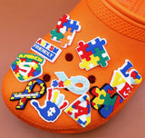 Autism Awareness Ribbon Croc Jibbitz