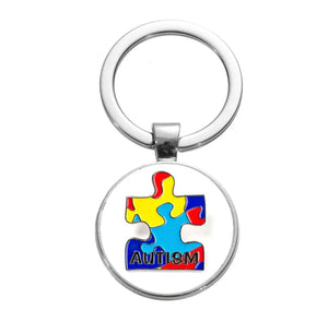 Original Autism Puzzle Piece Keychain