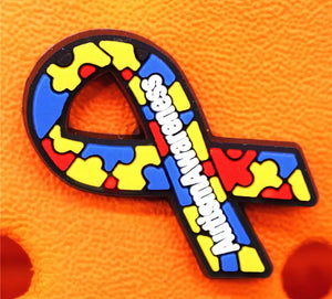 Autism Awareness Ribbon Croc Jibbitz